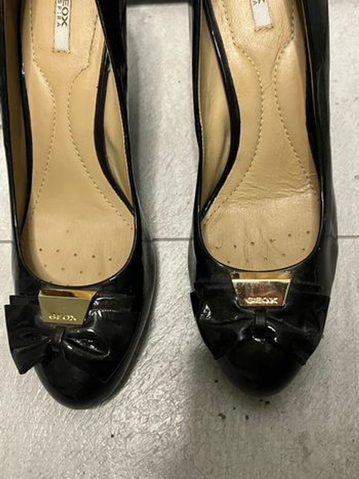 Escarpin vernis marron Geox 37