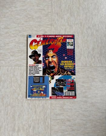 Magazine vintage retrogaming jeux vidéo Generation 4