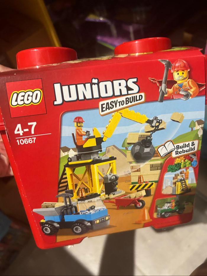 LEGO Juniors - 10667 - Jeu de construction - boîte de construction du chantier