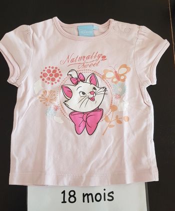 T-shirt mc Marie Disney 18 mois