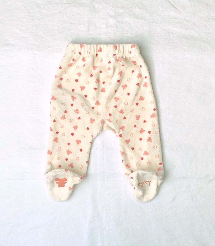 Pyjama 2 pièces en velours Lulu Castagnette 1 mois - photo numéro 7