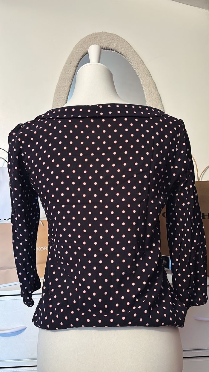 Blouse à pois Promod T40 - photo numéro 2