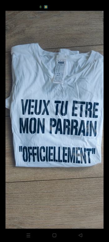 T shirt citation parrain