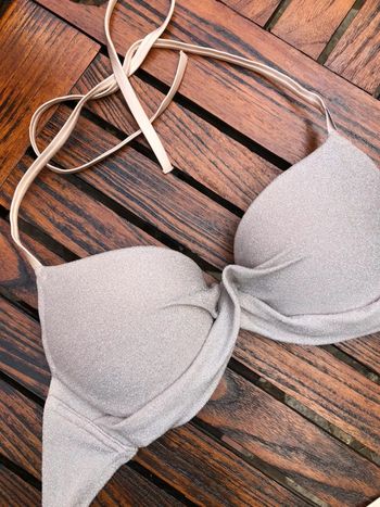 Haut de maillot de bain pailleté