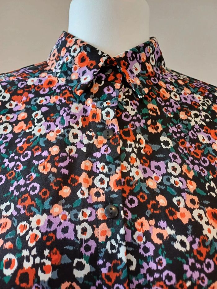 Chemise colorée à motifs Cerise Blue taille L 40 - photo numéro 3