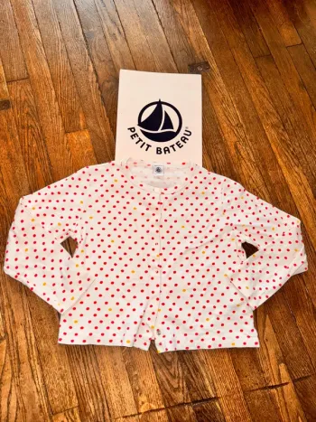 Gilet coton petit bateau 8 ans