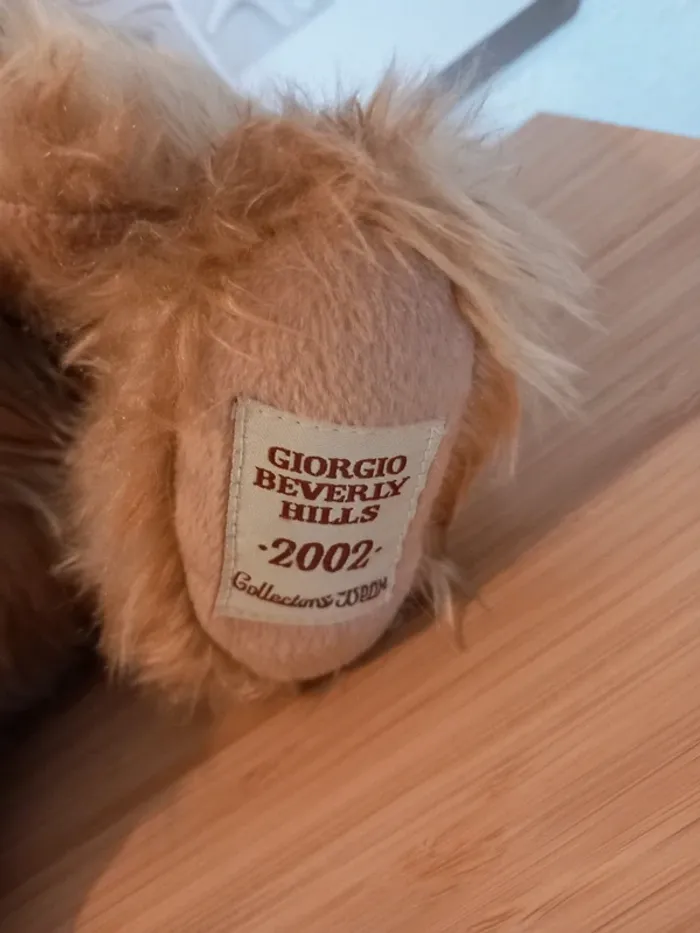 Peluche ours giorgio beverly hills 35cm - photo numéro 6