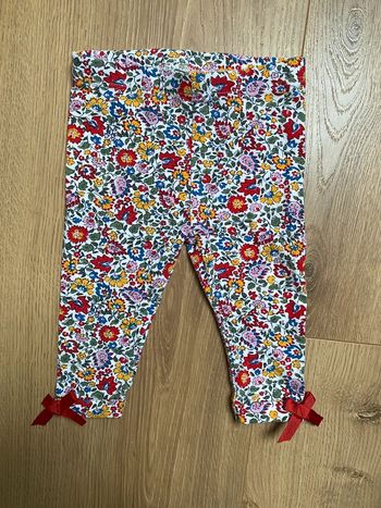 Petit legging sergent major motif fleurs fleurie