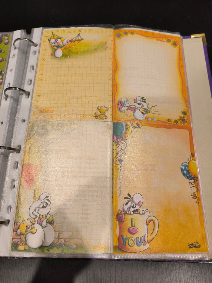 Classeur - Grande collection de fiches, enveloppes, pochettes, post-its, petites fiches, etc. Diddl - photo numéro 5