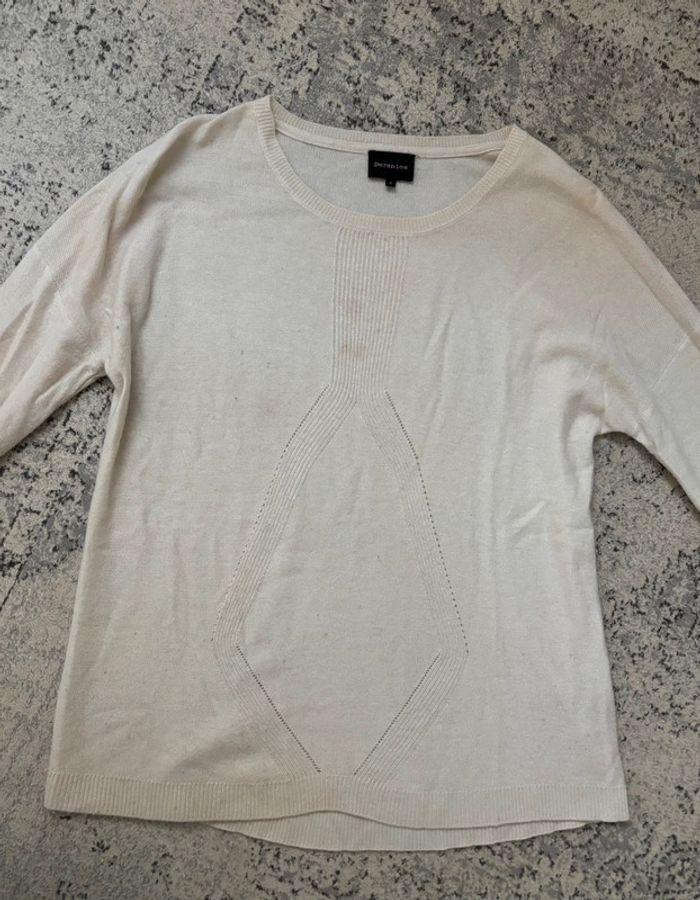 Pull couleur crème Berenice femme taille S / FR36 / W26 - photo numéro 5