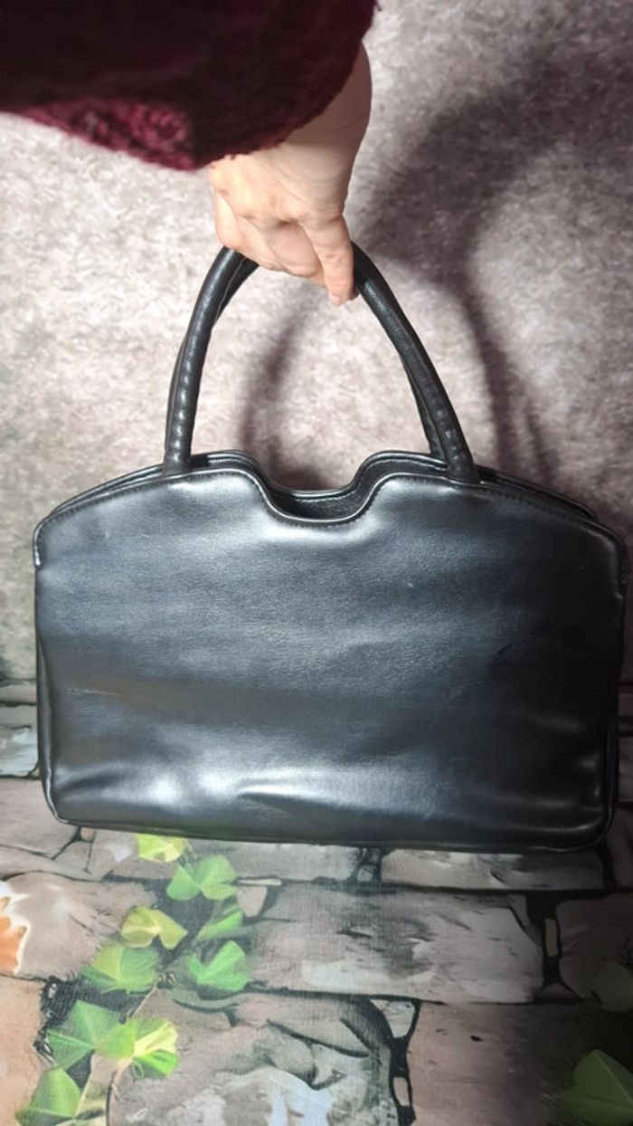 Ensemble sac vintage pochette made in France - photo numéro 9