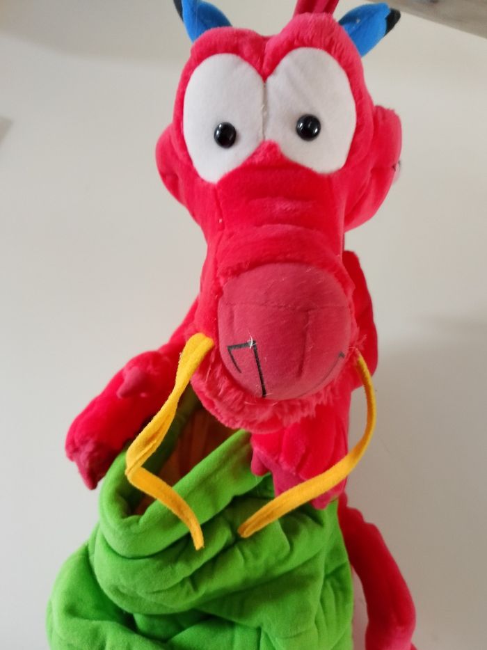 Peluche mushu de Mulan jemini  1 metre - photo numéro 5
