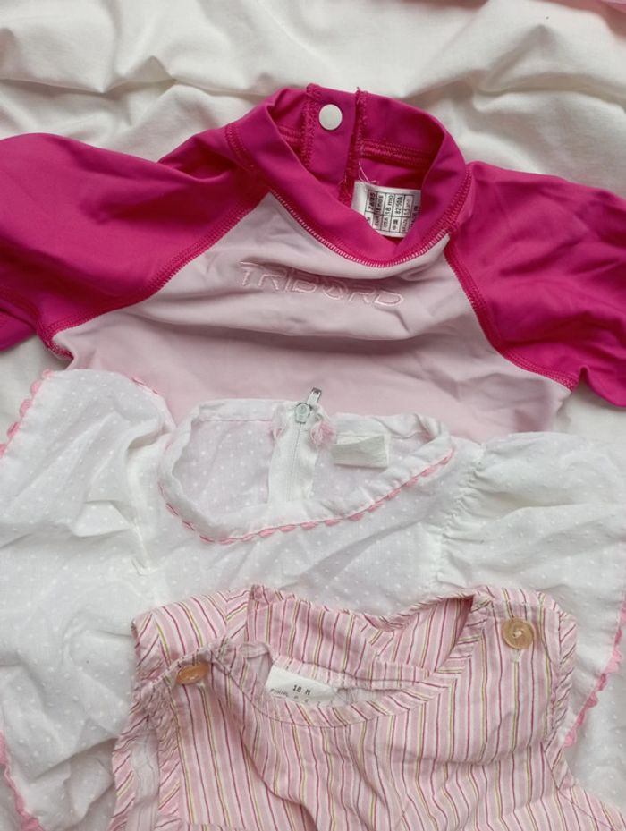Lots 5 pièces 18 mois fille été marques diverses - photo numéro 2