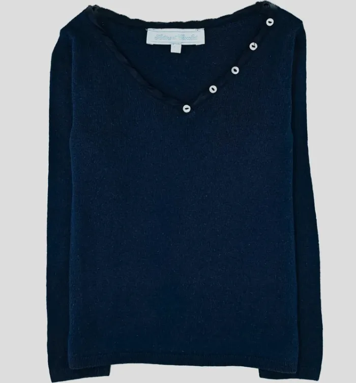 Pull 24 mois en coton et cachemire Tartine et Chocolat