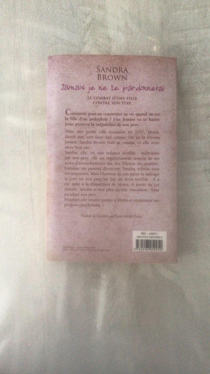 Jamais je ne te pardonnerai - photo numéro 3