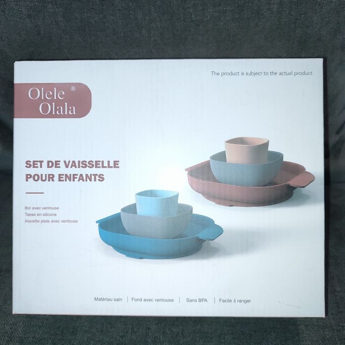 Coffret vaisselle enfants a venteuse - photo numéro 4