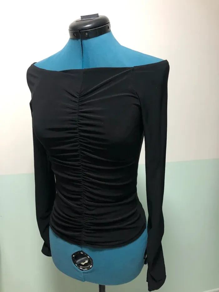 Pull léger noir Cécilia taille S Y2K vintage rétro - photo numéro 9
