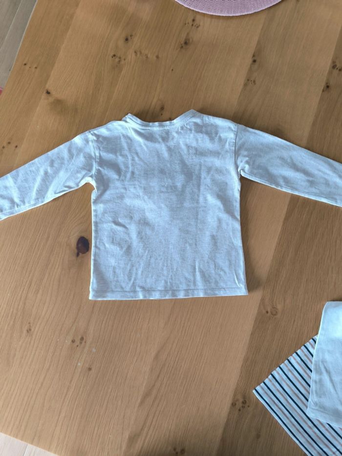 T-shirt ML beige Mango 24 mois - photo numéro 4