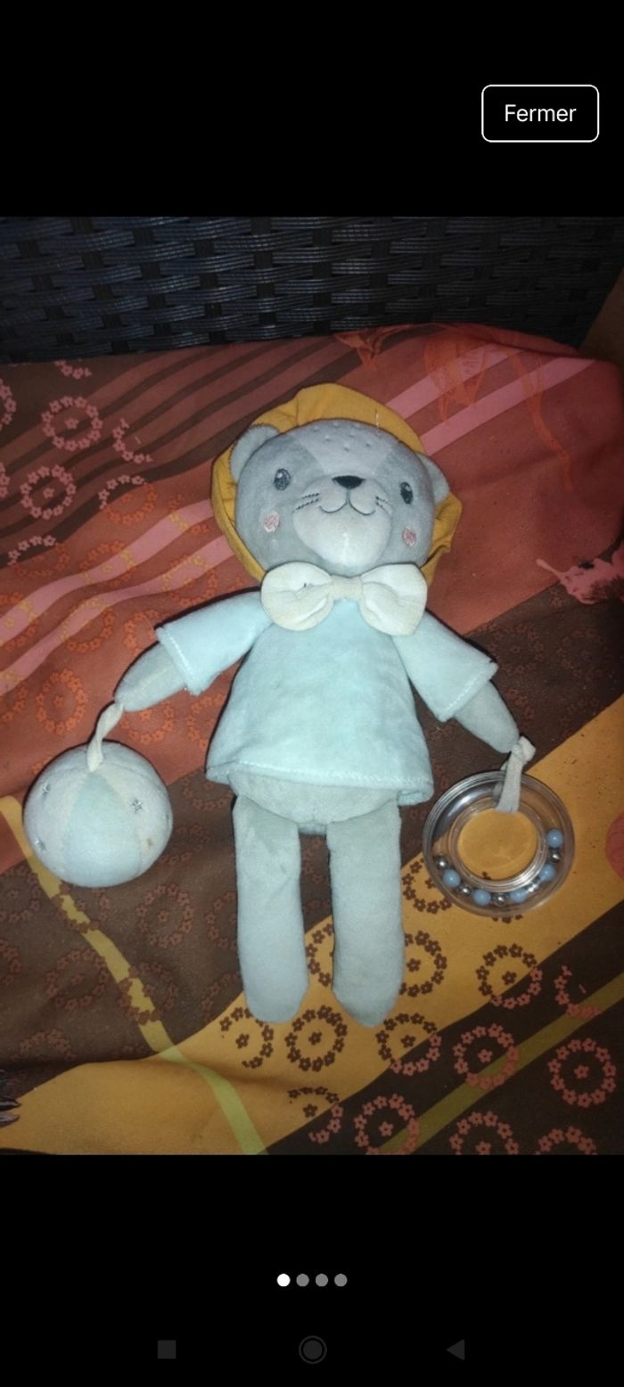 Très beau doudou jouet bébé p2 - photo numéro 2