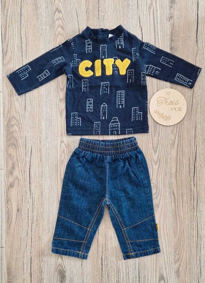 Ensemble bébé garçon 3mois