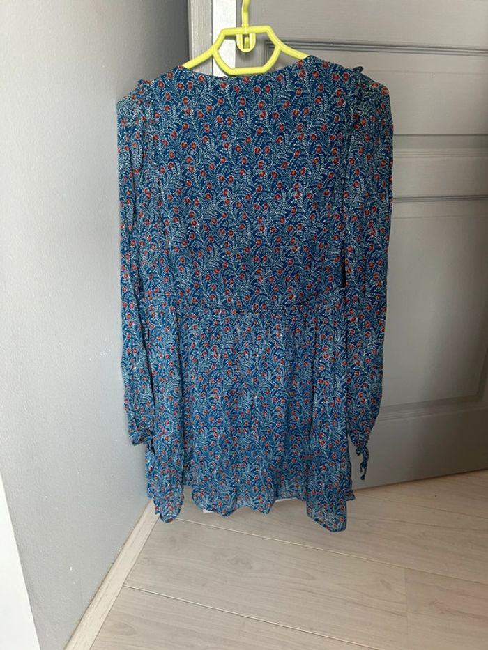 Robe Sézane Evy palermo bleu T. 38 - photo numéro 3