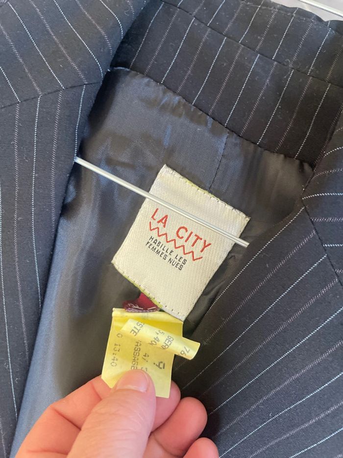 Ensemble chic la city costume femme à rayures - photo numéro 4