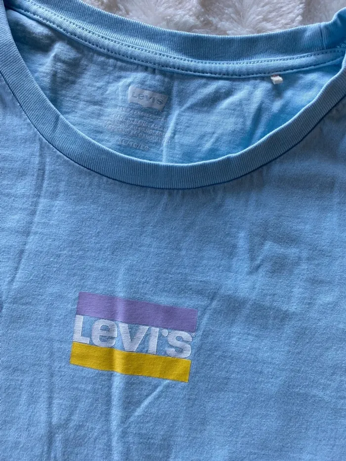 T-Shirt Lévis bleu - photo numéro 2
