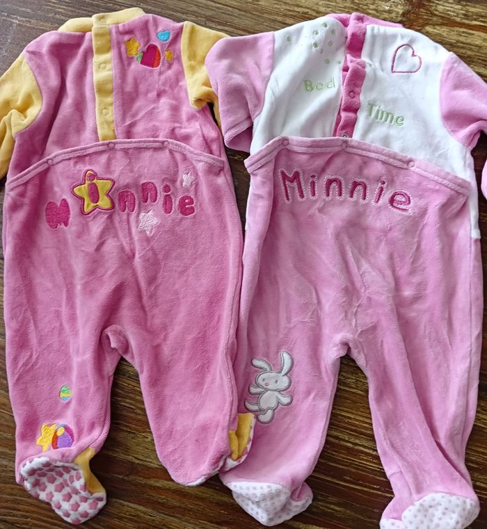 Lot de 2 pyjama Disney Minnie taille 3 mois - photo numéro 4
