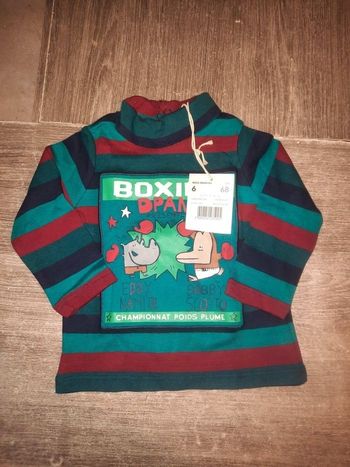 Tee shirt neuf DPAM 6 mois