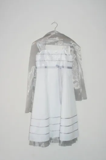 Robe Enfant d'honneur blanche Morelle Mariage 8 ans