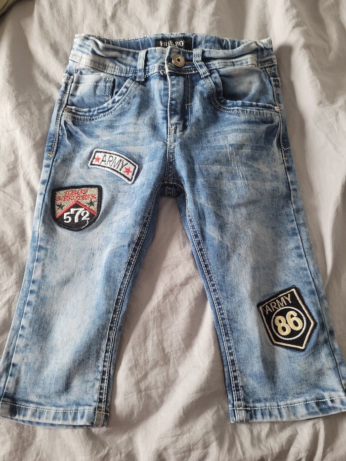 pantacourt en jeans free boy 8ans (5e)