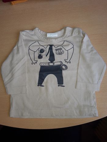 Tee-shirt manches longues 3 mois
