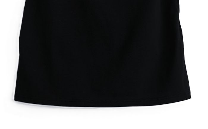 T shirt noir manches longues. Fronces. Camaïeu. Taille S - photo numéro 7