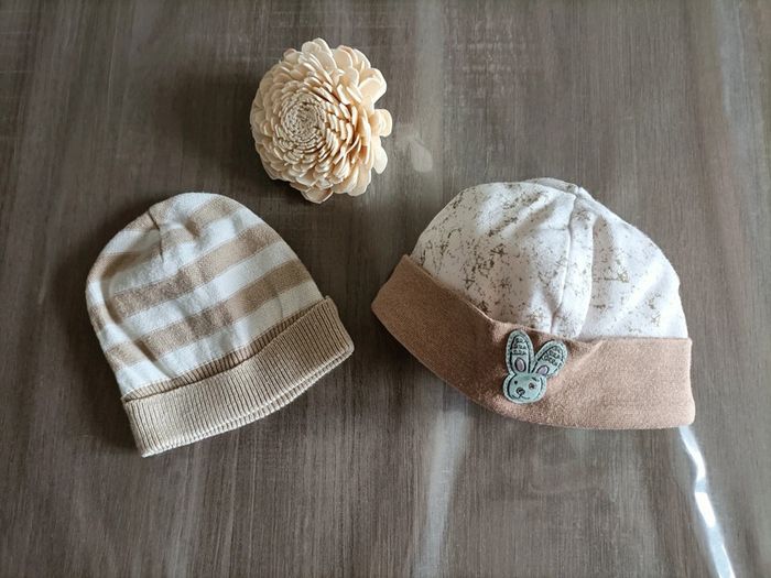 Lot de 2 bonnets Mixte