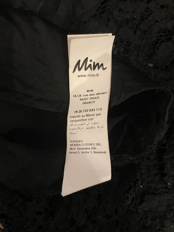 Top dentelle noir MIM - photo numéro 7