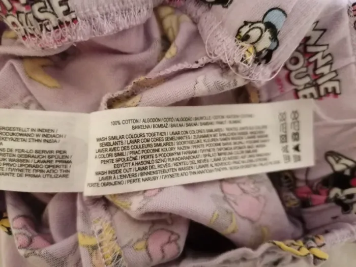 Ensemble Tee-shirt et short fille été minnie disney primark 9-12 mois - photo numéro 7