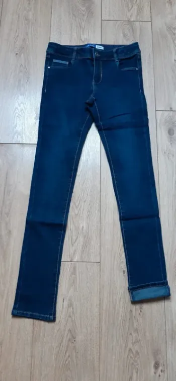 Pantalon jeans skinny okaidi bleu 12 ans neuf jamais porté