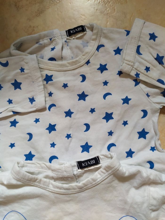 Pyjamas fin ours et étoiles - photo numéro 2