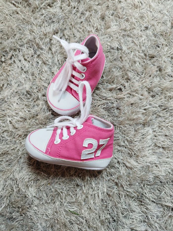 Basket naissance bébé fille Rose