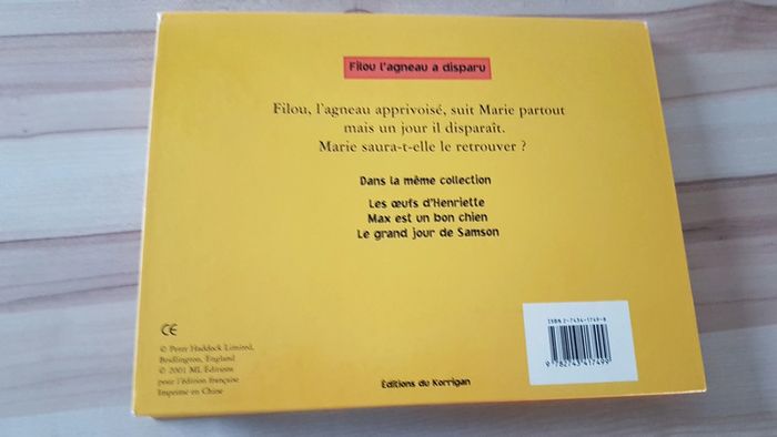 Livre animé Contes du Bouton d'or Filou l'agneau a disparu - photo numéro 6