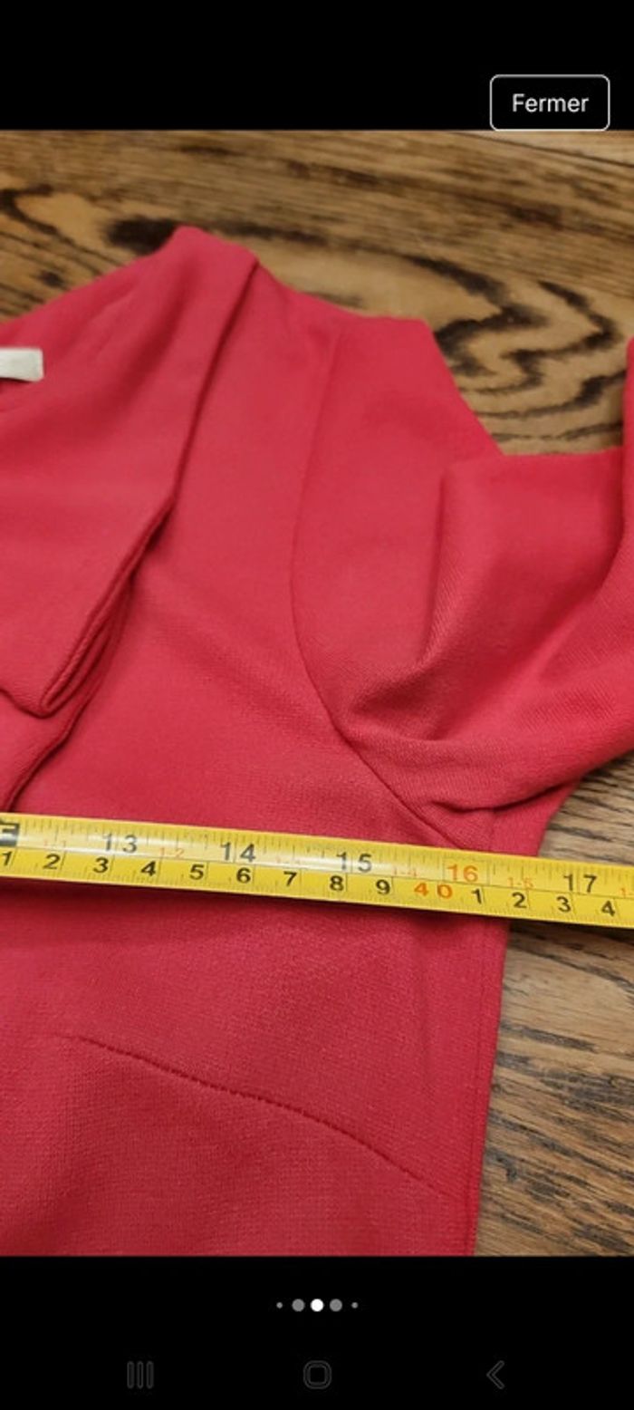 Belle Robe Mer du Nord t 38 rouge framboise - photo numéro 16