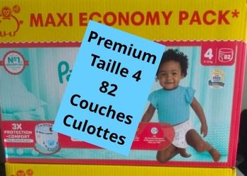 Pampers  taille 4 premium protection pants