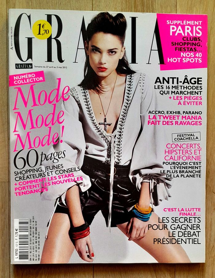 Magazine Grazia avril mai 2012 spécial Mode - photo numéro 1