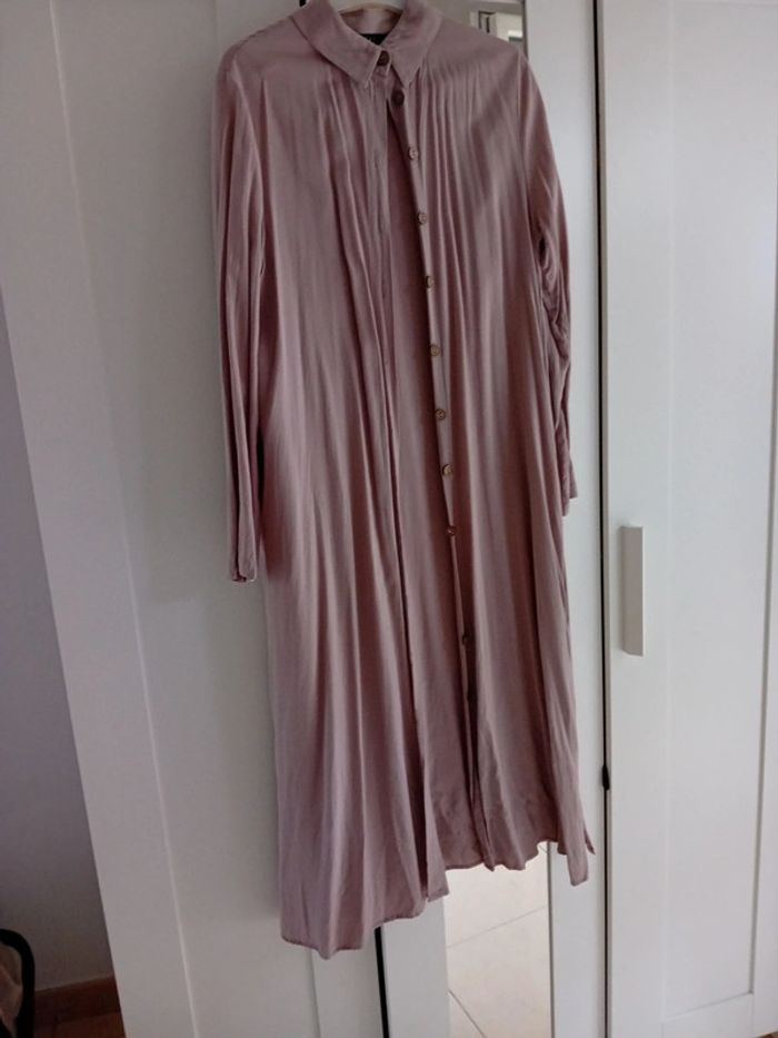 Chemise longue t.38 vieux rose Modanisa 🌸🩷