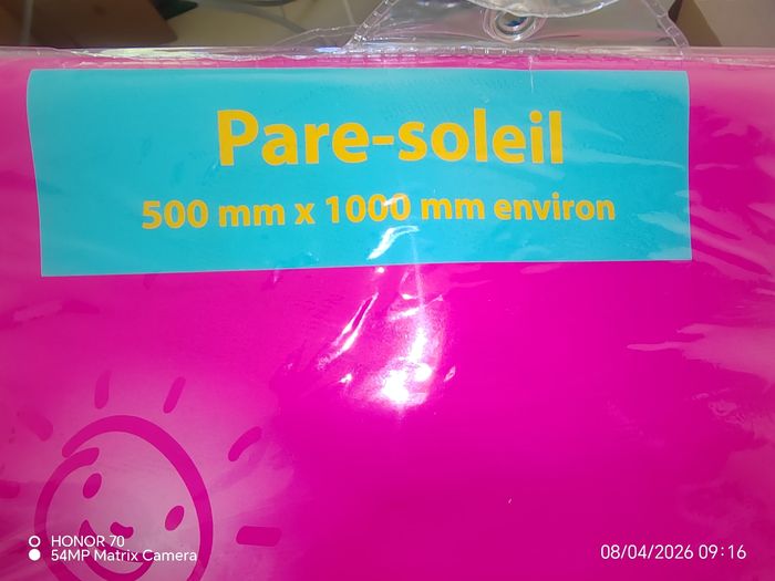 Lot de 2 pare soleil - photo numéro 3