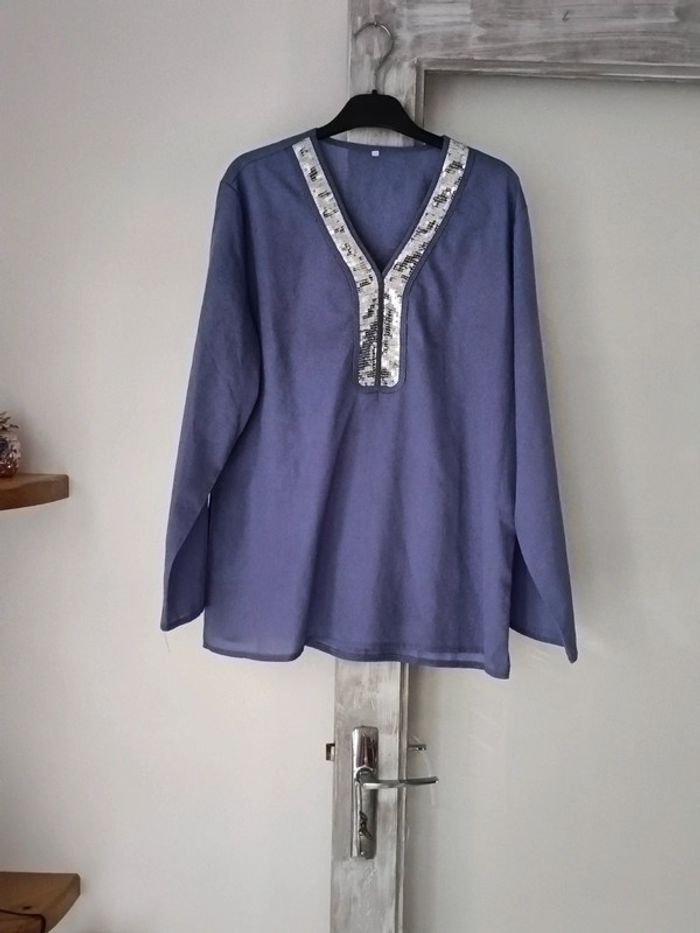 Magnifique blouse légère femme taille 42 44 - photo numéro 2
