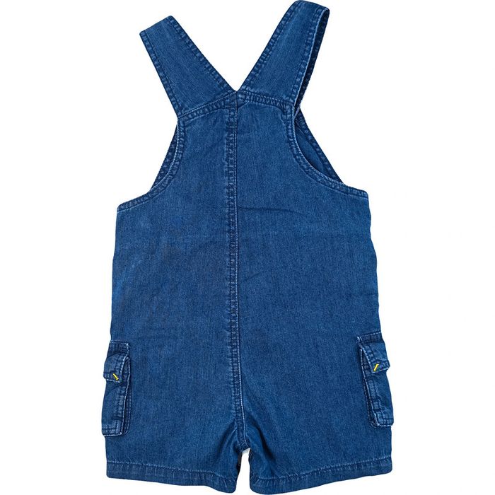 Salopette-short 12 mois en jean Jacadi - photo numéro 2