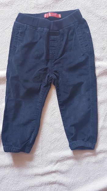 Pantalon velour tissaia 24 mois