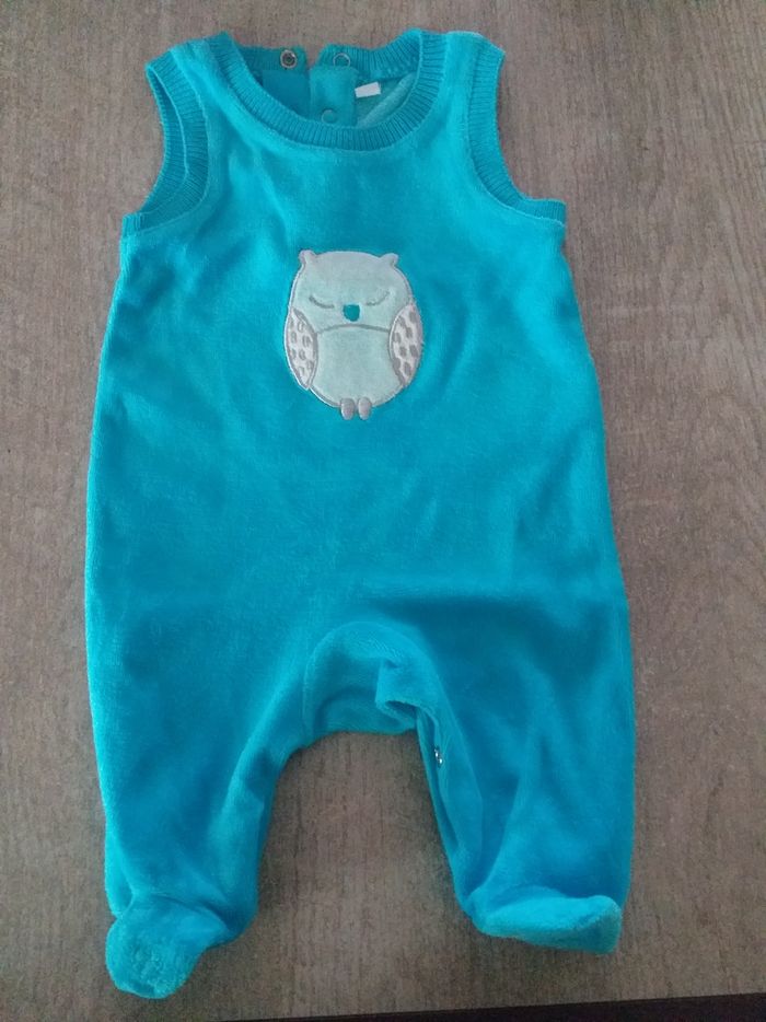 Pyjama sans manche fille ou garçon 1 mois
