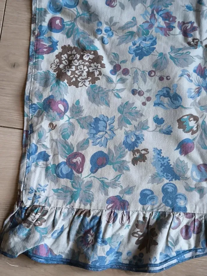Taie de traversin vintage motif floral 167 X 42 cm - photo numéro 6